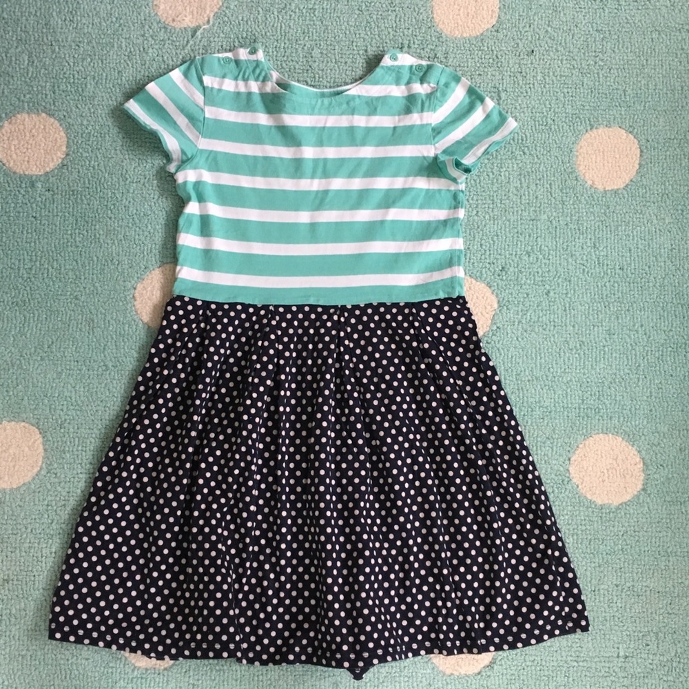 GAP girls dress with knit bodice